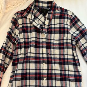 J Crew Boy Style Womens Flannel Size 0